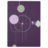 Tattoos Linework | Boheemse Paarse groene branding Klembord (Achterkant)