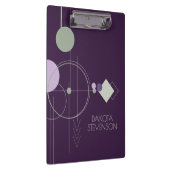 Tattoos Linework | Boheemse Paarse groene branding Klembord (Rechts)