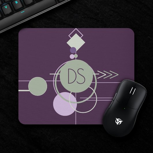 Tattoos Linework | Boheemse Paarse groene branding Muismat