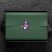 Tattoos Linework | Boheemse Paarse Groene Custom Ronde Sticker