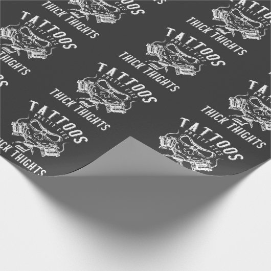 Tattoos Lover Inked Tattoo Artist Cadeaupapier (Hoek)