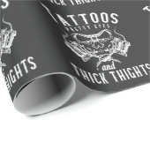 Tattoos Lover Inked Tattoo Artist Cadeaupapier (Rol Hoek)