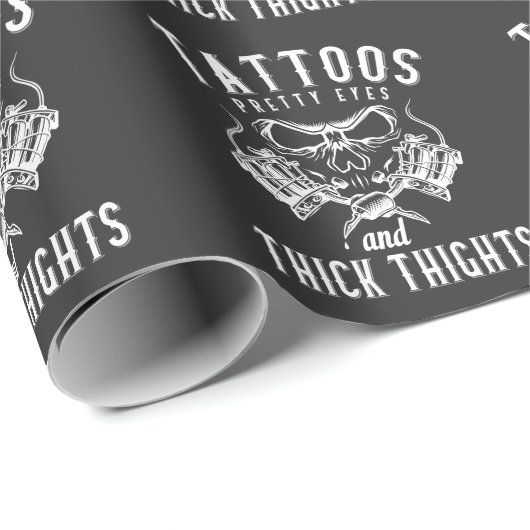 Tattoos Lover Inked Tattoo Artist Cadeaupapier (Rol Hoek)