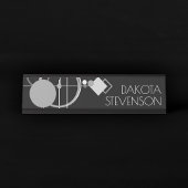 Tattoos Moderne Art Deco | Monochrome branding Bureau Naambordje