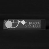 Tattoos Moderne Art Deco | Monochrome branding Bureau Naambordje