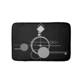 Tattoos Moderne Art Deco | monochroom minimalisme Badmat (Voorkant)