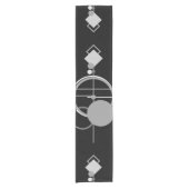 Tattoos Moderne Art Deco | monochroom minimalisme Korte Tafelloper (Voorkant)
