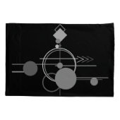 Tattoos Moderne Art Deco | monochroom minimalisme Kussensloop (Achterkant)