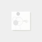 Tattoos Moderne Art Deco | monochroom minimalisme Post-it® Notes (Voorkant)