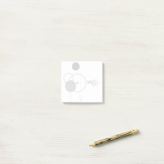 Tattoos Moderne Art Deco | monochroom minimalisme Post-it® Notes (Op bureau)