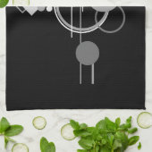 Tattoos Moderne Art Deco | monochroom minimalisme Theedoek (Gevouwen)