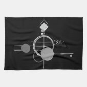 Tattoos Moderne Art Deco | monochroom minimalisme Theedoek (Horizontaal)