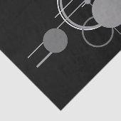 Tattoos Moderne Art Deco | monochroom minimalisme Tissuepapier (Detail)