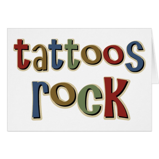 Tattoos Rock (Voorkant Horizontaal)