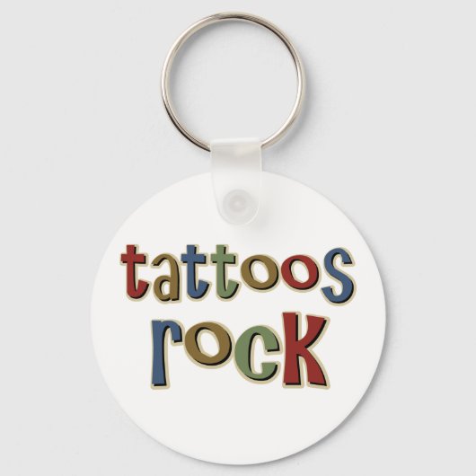 Tattoos Rock Sleutelhanger (Voorkant)
