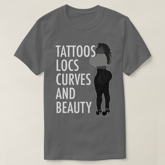 Tattoos Slot Curves en Beauty T-shirt (Design voorkant)