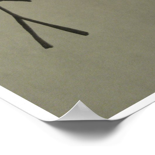 tattoos stokfiguren poster (Hoek)