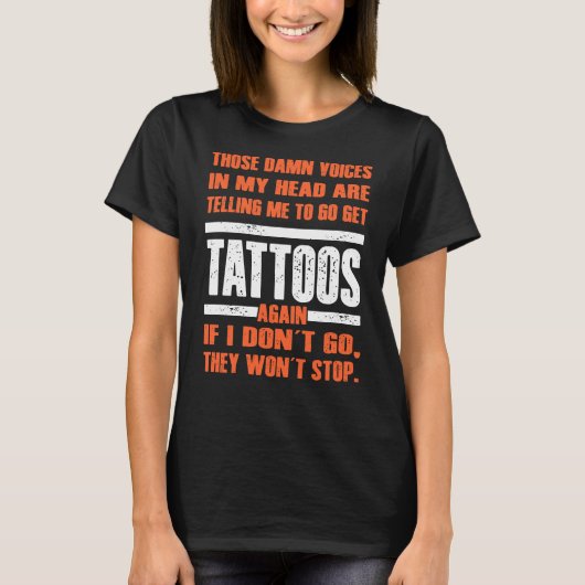Tattoos T-shirt (Voorkant)