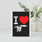 tattoos uit het hart briefkaart (Staand voorkant)