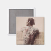 Tattoos van de Japanse Bridegroom, c.1880 (foto) Magneet (Voorkant / Achterkant)