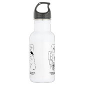 Tattoos verwijderen bij Beauty Salon Theme. grappi Waterfles (Voorkant)