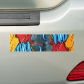 Tattoos vogels bumpersticker (Op auto)