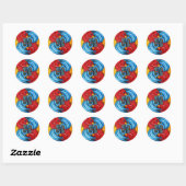 Tattoos vogels ronde sticker (Vel)