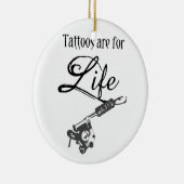 Tattoos zijn voor het Tattoo van het Pistool van h Keramisch Ornament (Rechts)