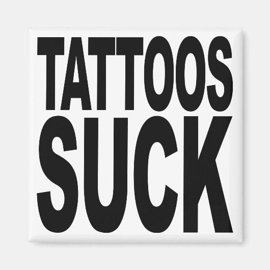 Tattoos zuigen magneet (Voorkant)