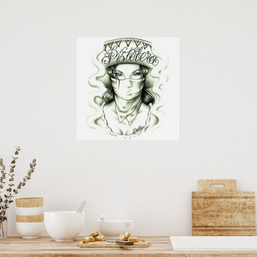 Tattopatroon Poster (Keuken)