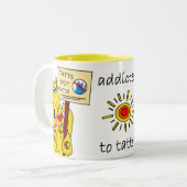 TATTS... GEEN VANGST! TWEEKLEURIGE KOFFIEMOK (Voorkant links)