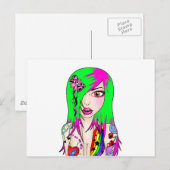 Tatty Lizzie Briefkaart (Voorkant / Achterkant)