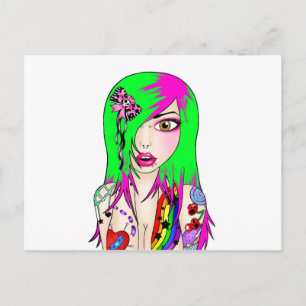 Tatty Lizzie Briefkaart