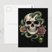 TATV-skull01 Briefkaart (Voorkant / Achterkant)