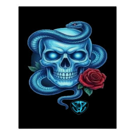 TATV-skull02 Perfect Poster