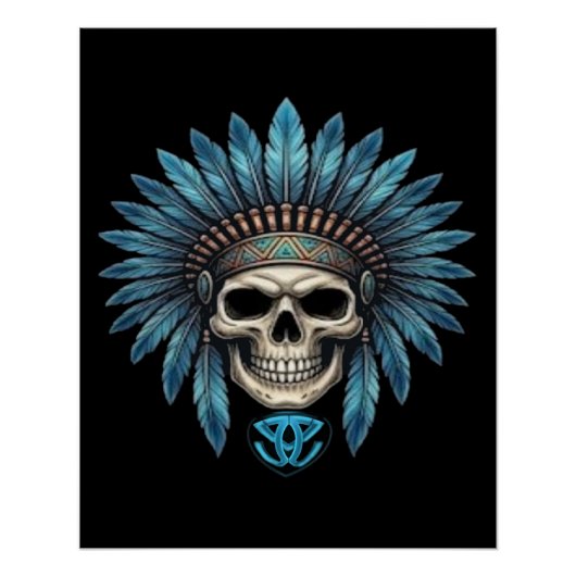 TATV-skull03 Perfect Poster (Voorkant)