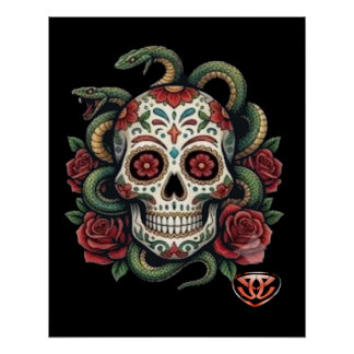 TATV-skull04 Perfect Poster