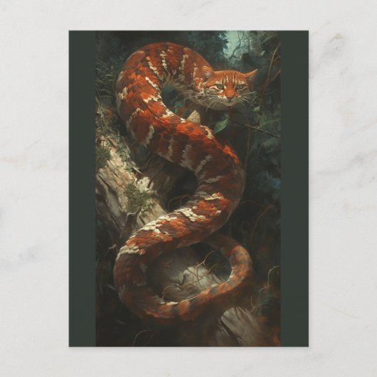 Tatzelwurm-briefkaart Briefkaart (Voorkant)