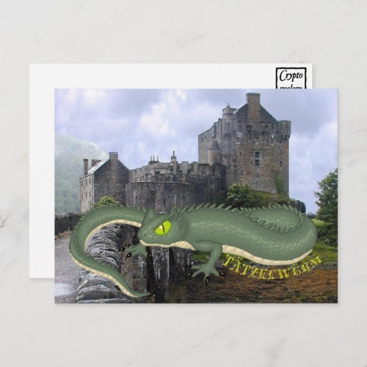 Tatzelwurm Briefkaarten (Voorkant / Achterkant)