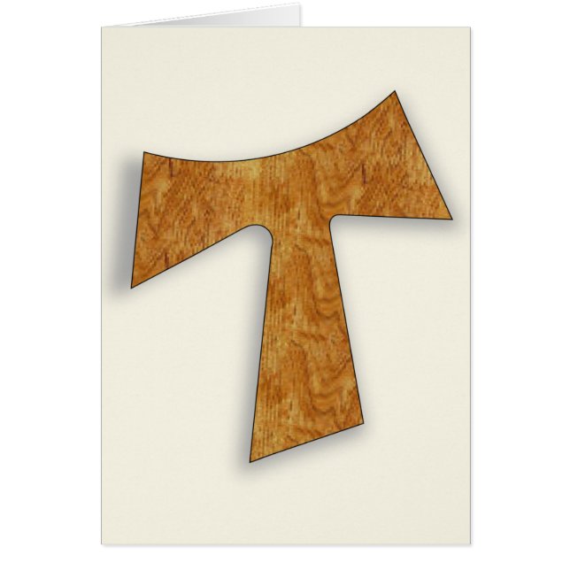 Tau Cross Light Ash Card (Voorkant)