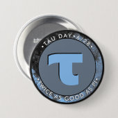 Tau Day Ronde Button 7,6 Cm (Voorkant /achterkant)