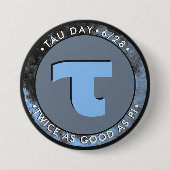 Tau Day Ronde Button 7,6 Cm (Voorkant)