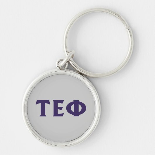 Tau Epsilon Phi | Letters Sleutelhanger (Voorkant)