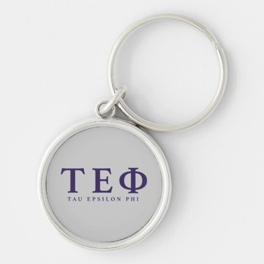Tau Epsilon Phi Letters Sleutelhanger (Voorkant)