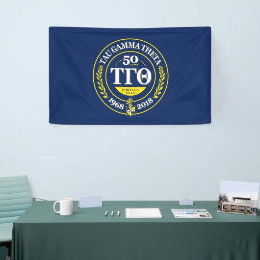 Tau Gamma Theta 3x5 Banner - 50e Jubileum (Beurs)