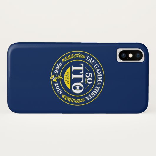 Tau Gamma Theta 50th Jubileum Phone Case Case Case (Achterkant (horizontaal))