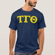 Tau Gamma Theta Letters T-shirt - Navy