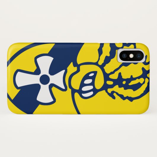 Tau Gamma Theta Phone Case - Big Crest (Achterkant (horizontaal))