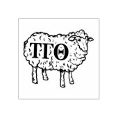 Tau Gamma Theta Schaap Stempel (Afrduk)