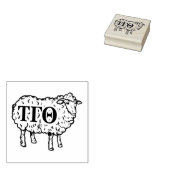 Tau Gamma Theta Schaap Stempel (Gestempeld)